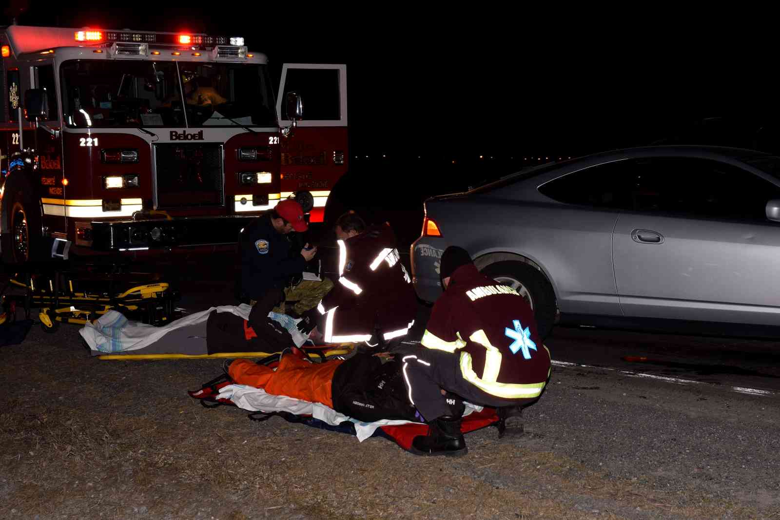 Accident trois véhicules à Beloeil