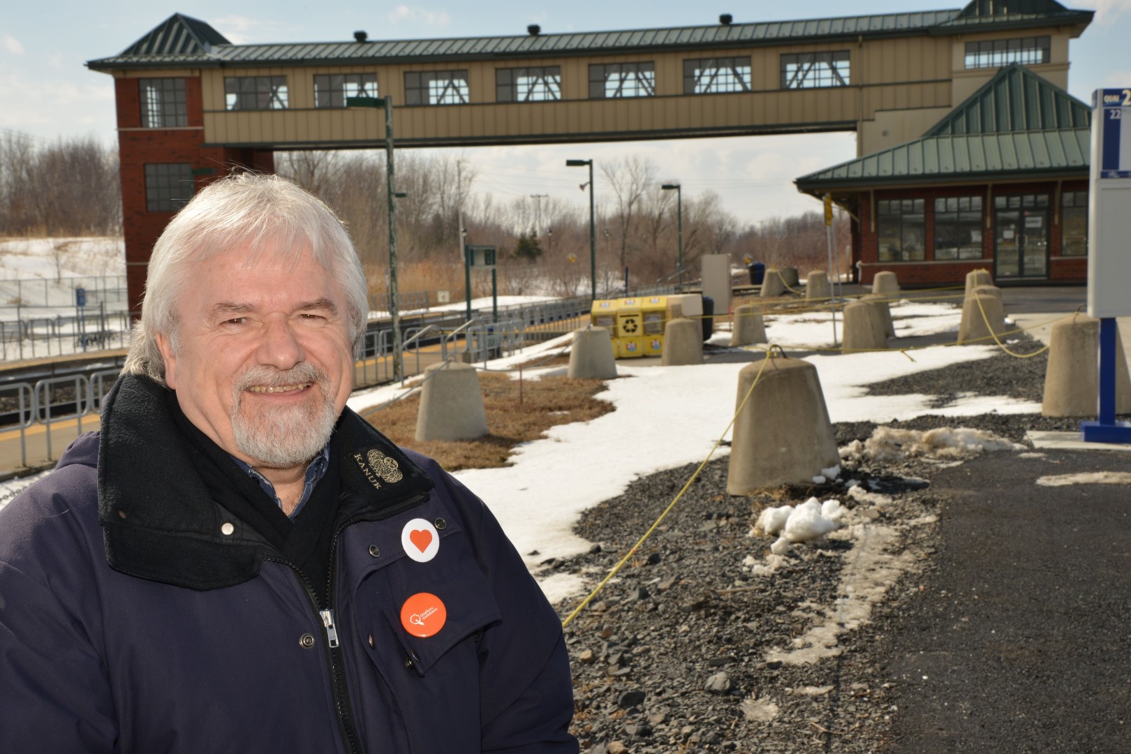 Le candidat de Québec solidaire dans Borduas, Jean Falardeau.