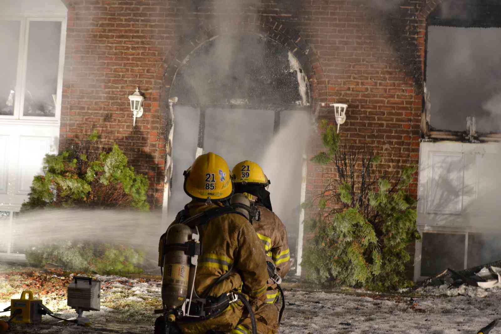 1er Janvier 2015, le feu ravage une maison
