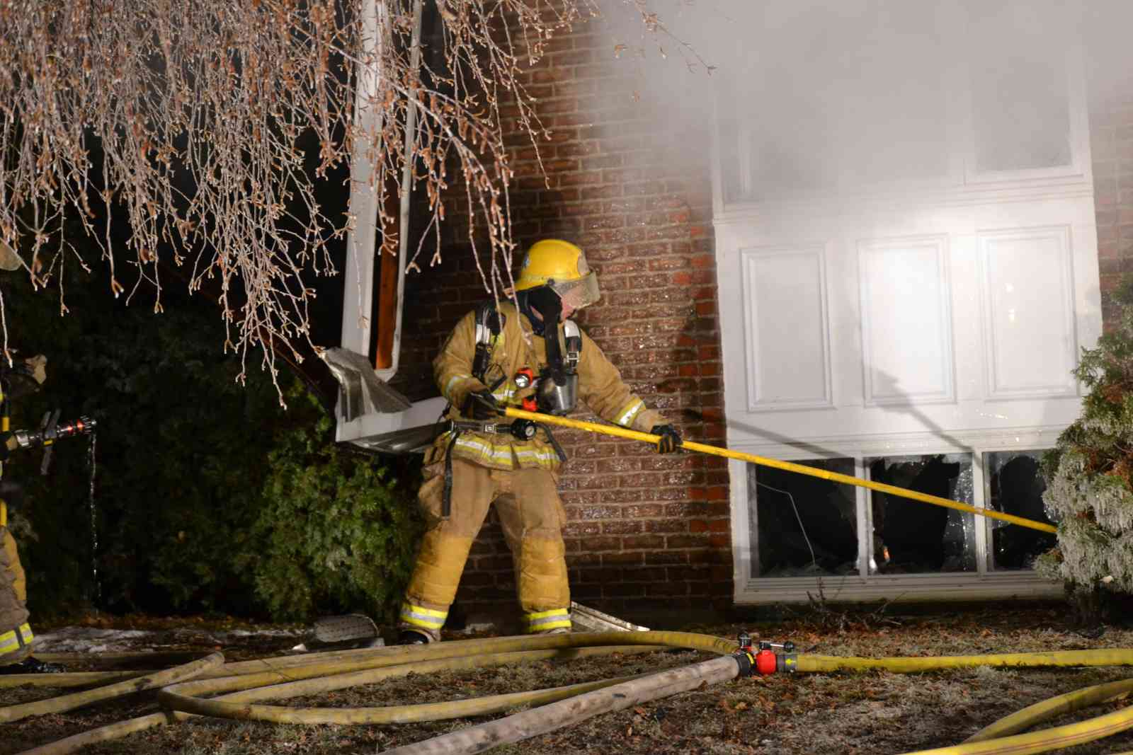 1er Janvier 2015, le feu ravage une maison