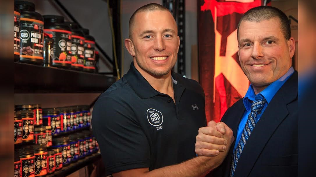 Georges St-Pierre et Daniel Bérubé