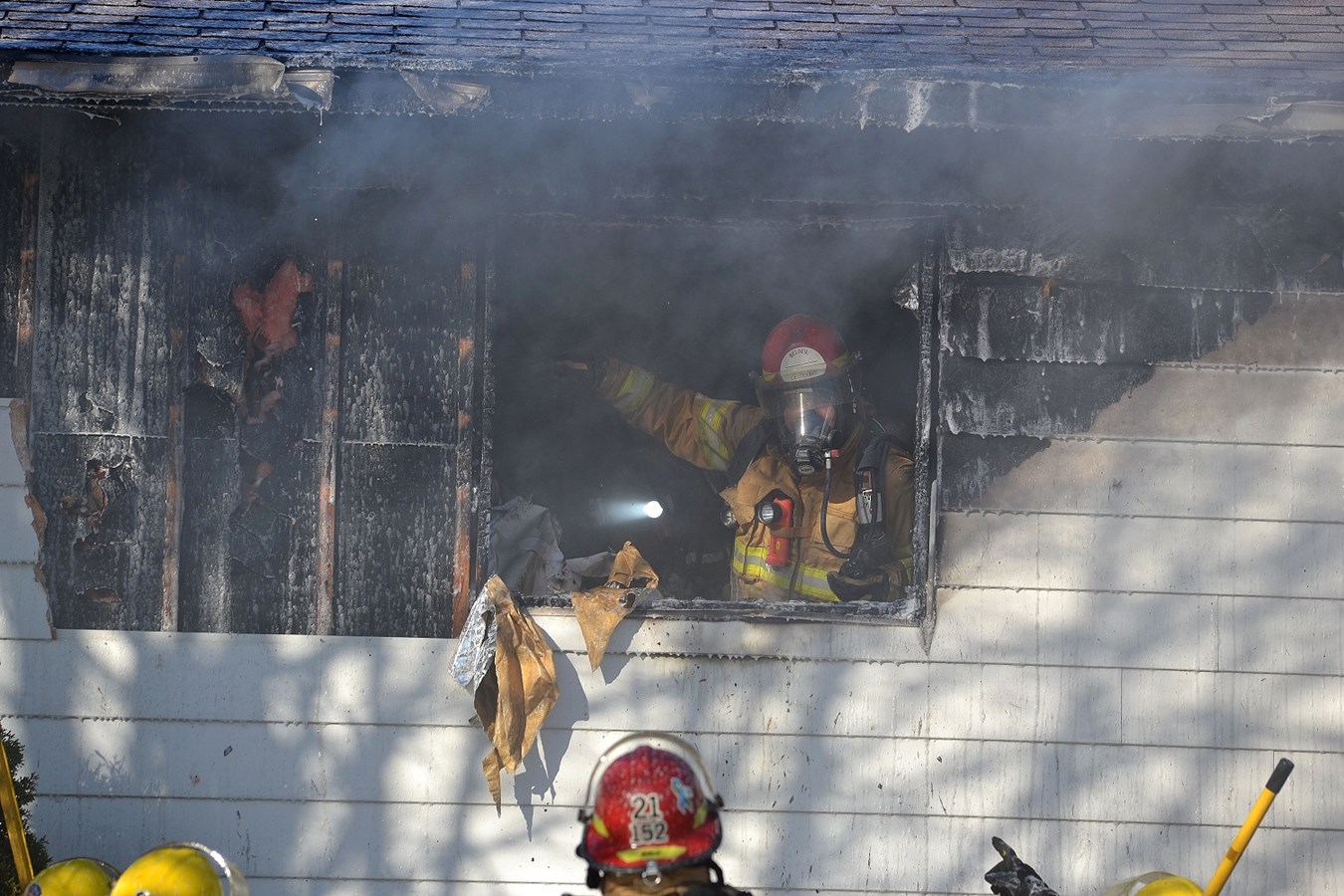 Un incendie fait un blessé leger
