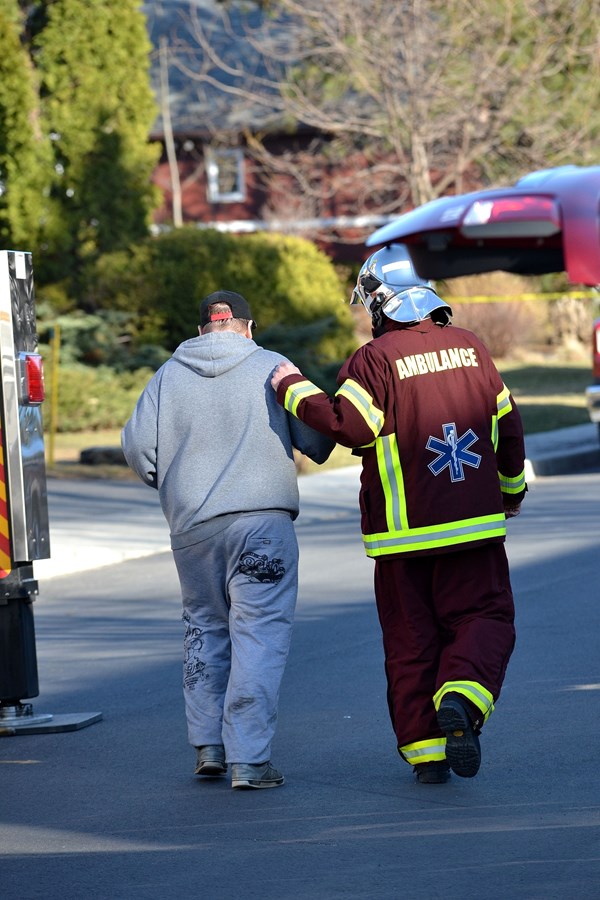 Un incendie fait un blessé leger