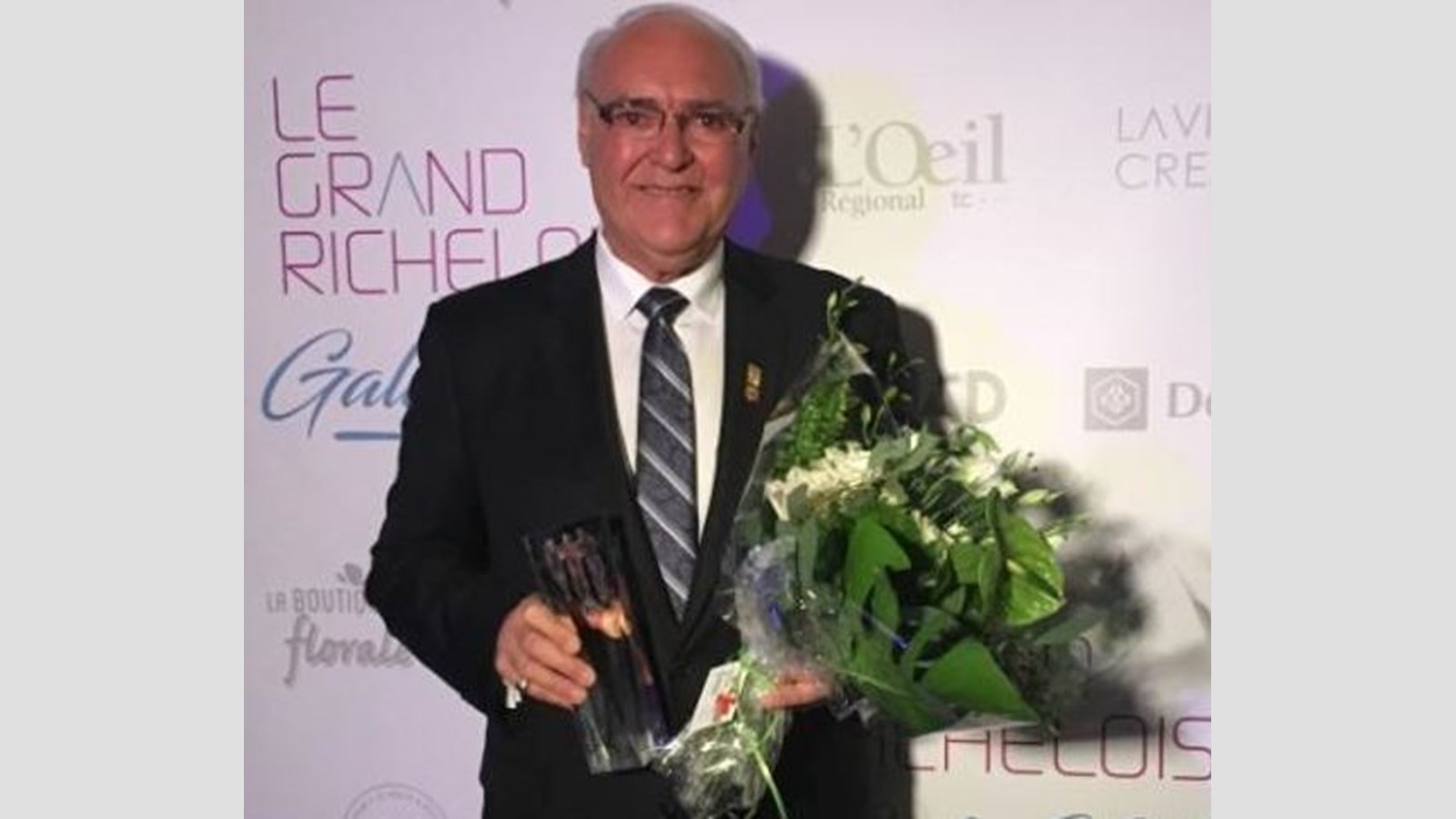 M. Gilles Plante honoré par la Chambre de commerce et d'Industrie de la Vallée-du-Richelieu pour plus de 25 ans en politique municipale