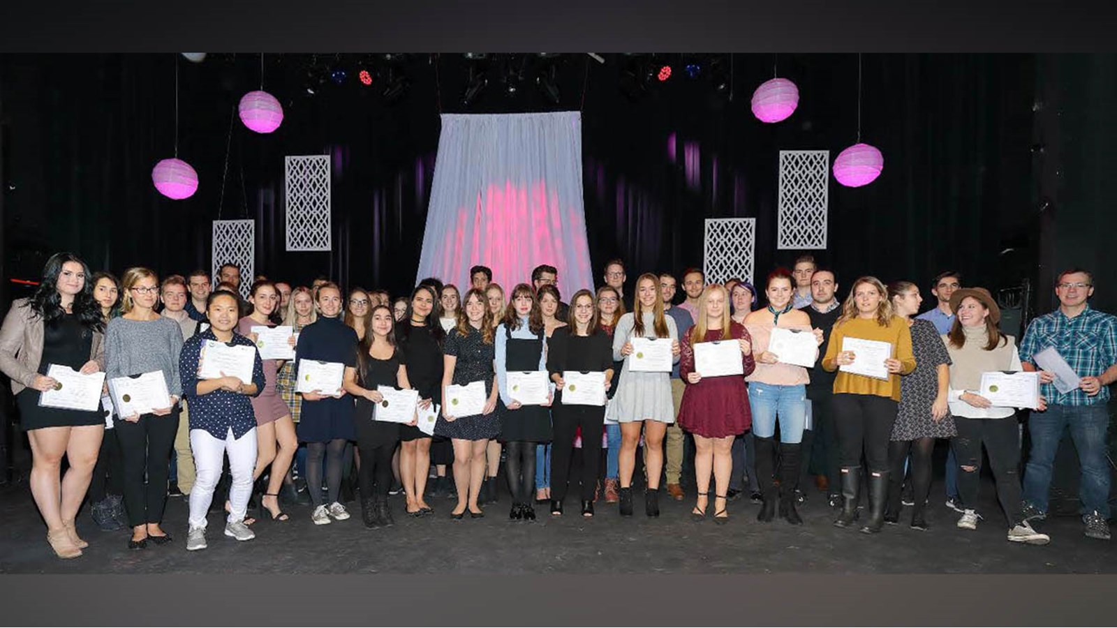 Les lauréates et des lauréats 2018.