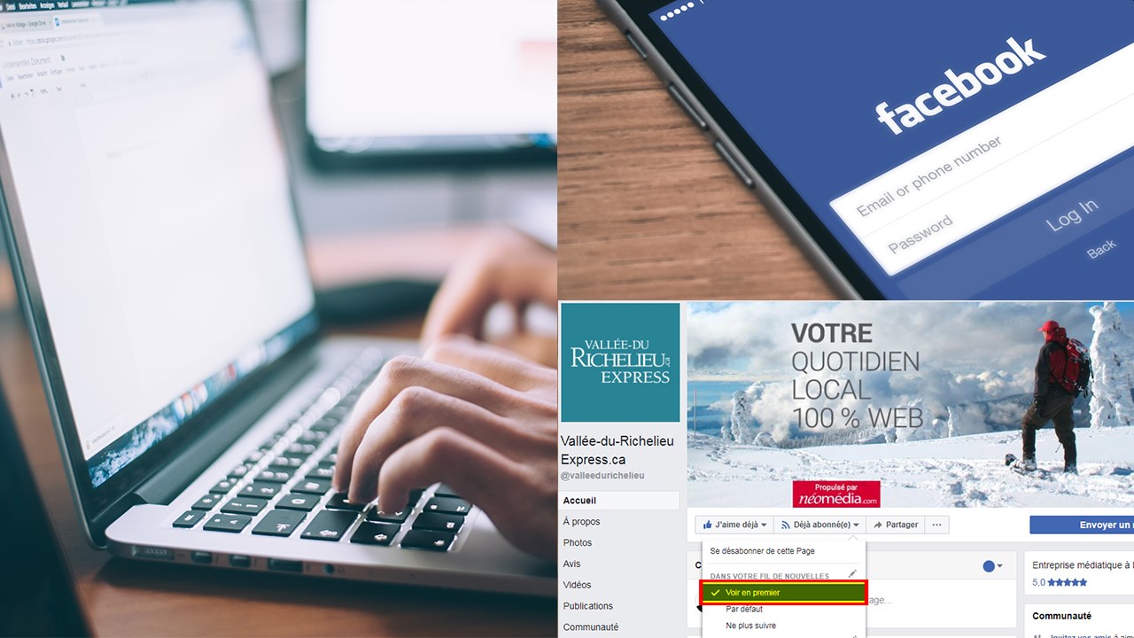 Mise à jour de Facebook : voici la solution pour ne rien manquer des nouvelles de Vallée-du-Richelieu Express