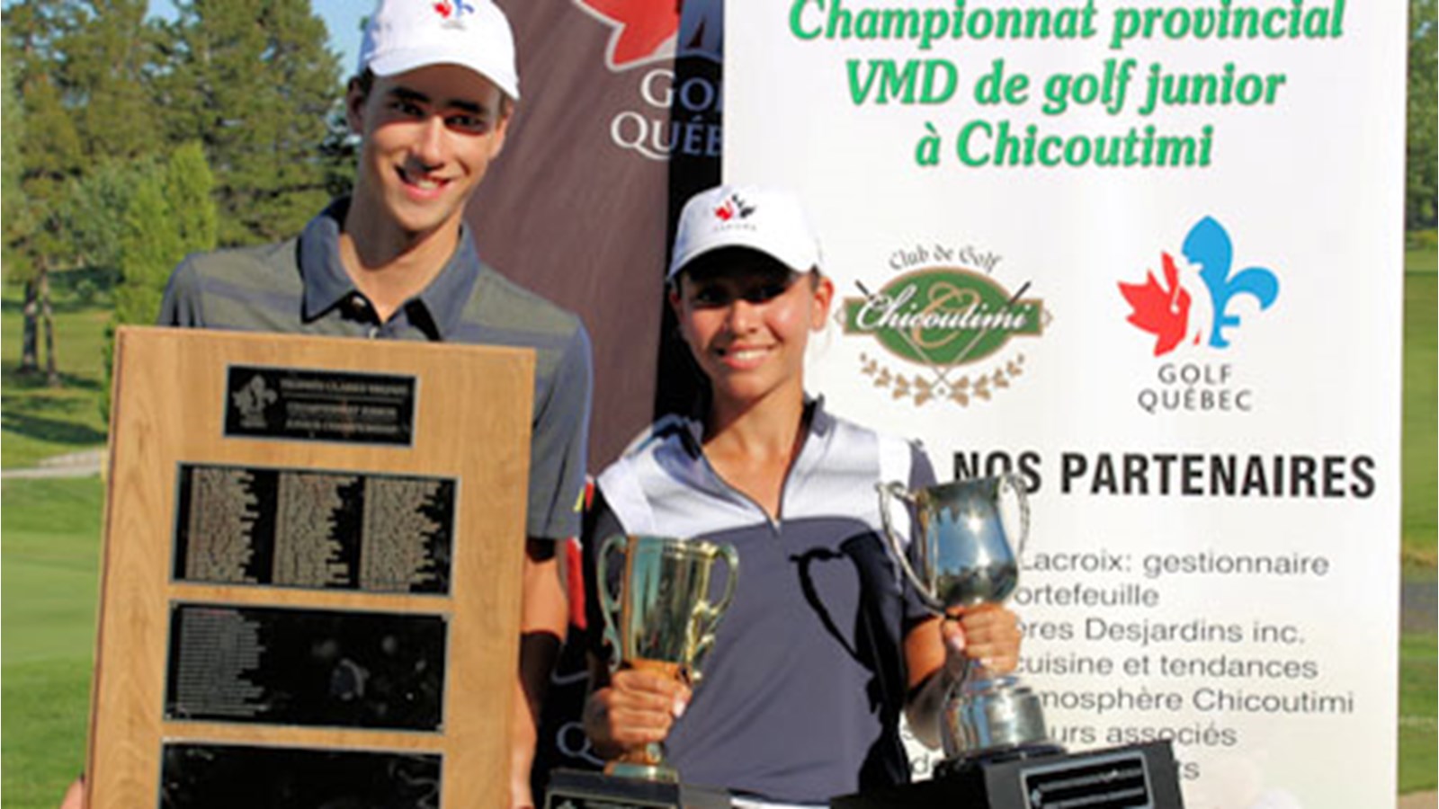 Laurent Desmarchais et Céleste Dao, monarques chez les juniors