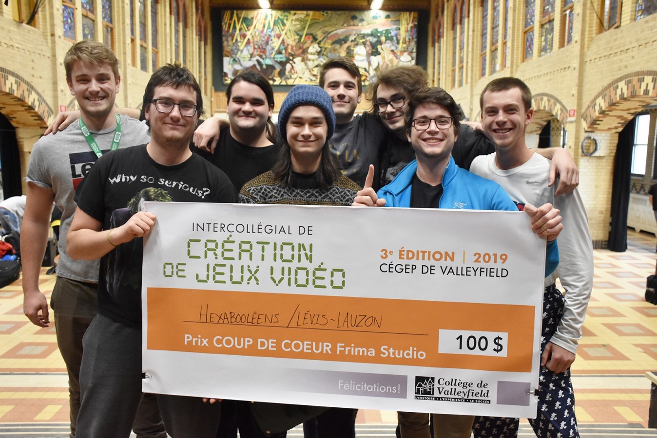 16 équipes provenant de 9 cégeps participent à l'Intercollégial de création de jeux vidéo