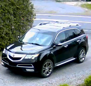 Le véhicule utilisé par le suspect lors de l'événement survenu le 13 mai dernier.