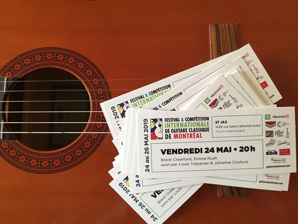 Guitare Montréal présente du 24 au 26 mai le Festival et Compétition Internationale de Guitare Classique de Montréal