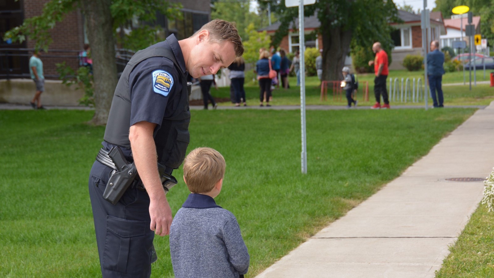 La régie intermunicipale de police Richelieu-Saint-Laurent, bien présente à la rentrée scolaire