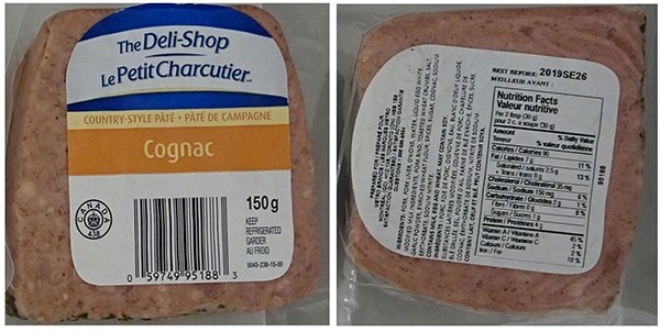 Rappel de certains Pâtés de marque Le Petit Charcutier