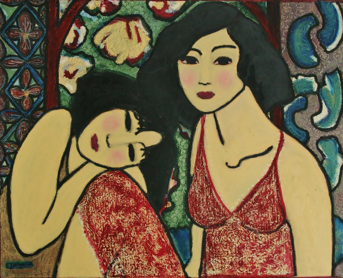 "Les deux soeurs aveugles".