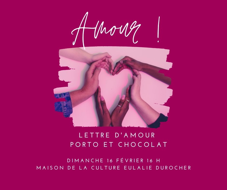 Lettre d'amour porto et chocolat.