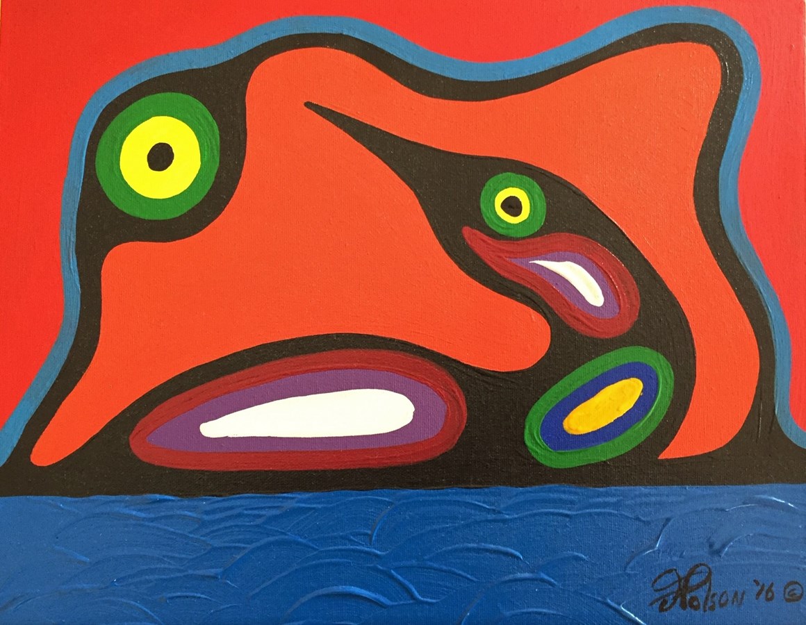 L'oeuvre "Loon", de Frank Polson.