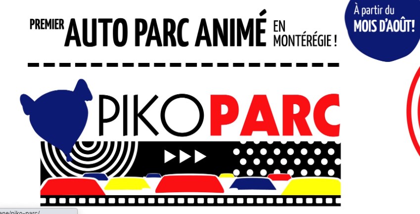 Un auto parc animé sur l'aéroport de Saint-Jean-sur-Richelieu