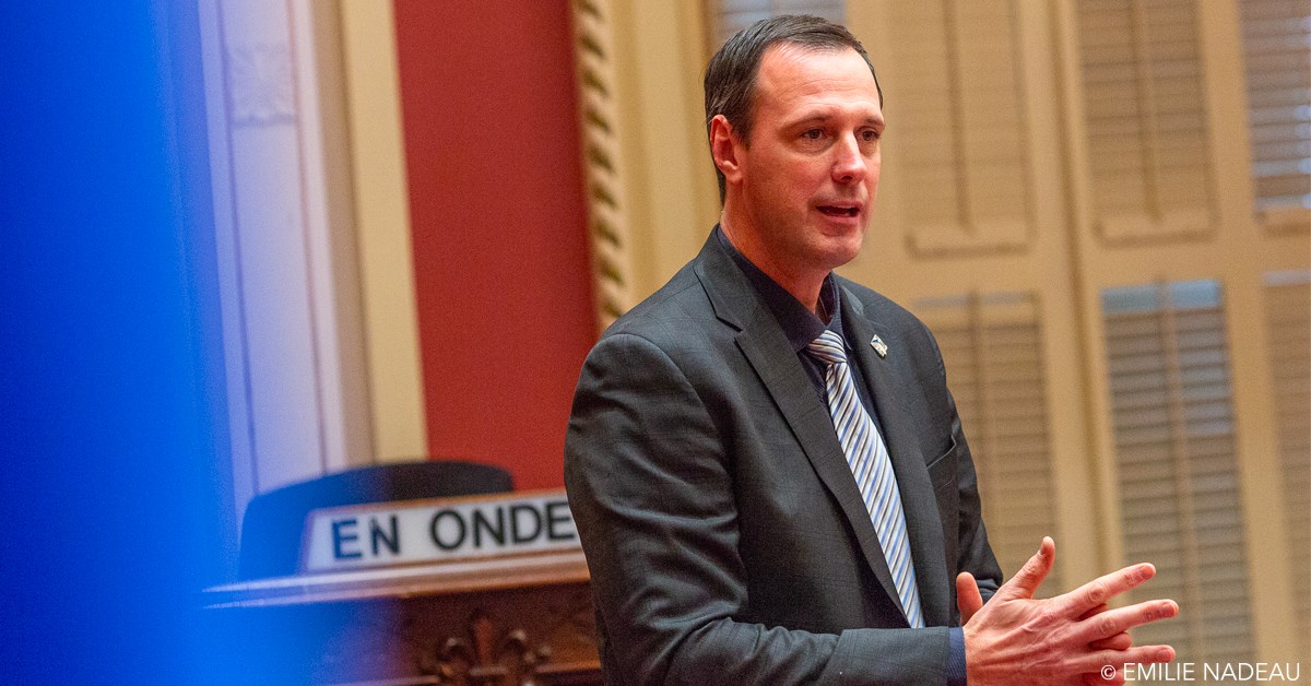 Le bureau de comté de Jean-François Roberge, député de Chambly, a rouvert.