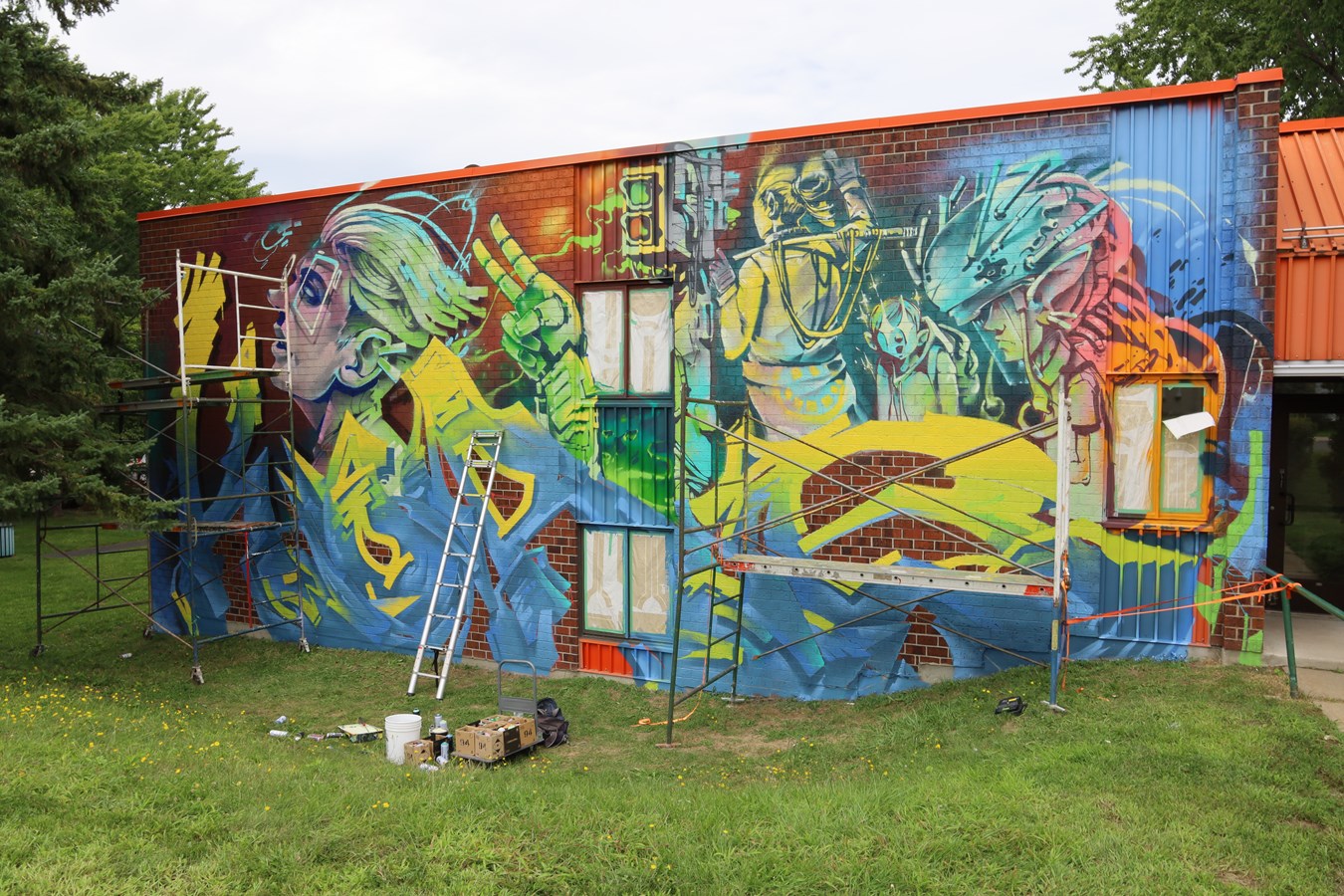 Une première murale à Chambly, un projet rassembleur