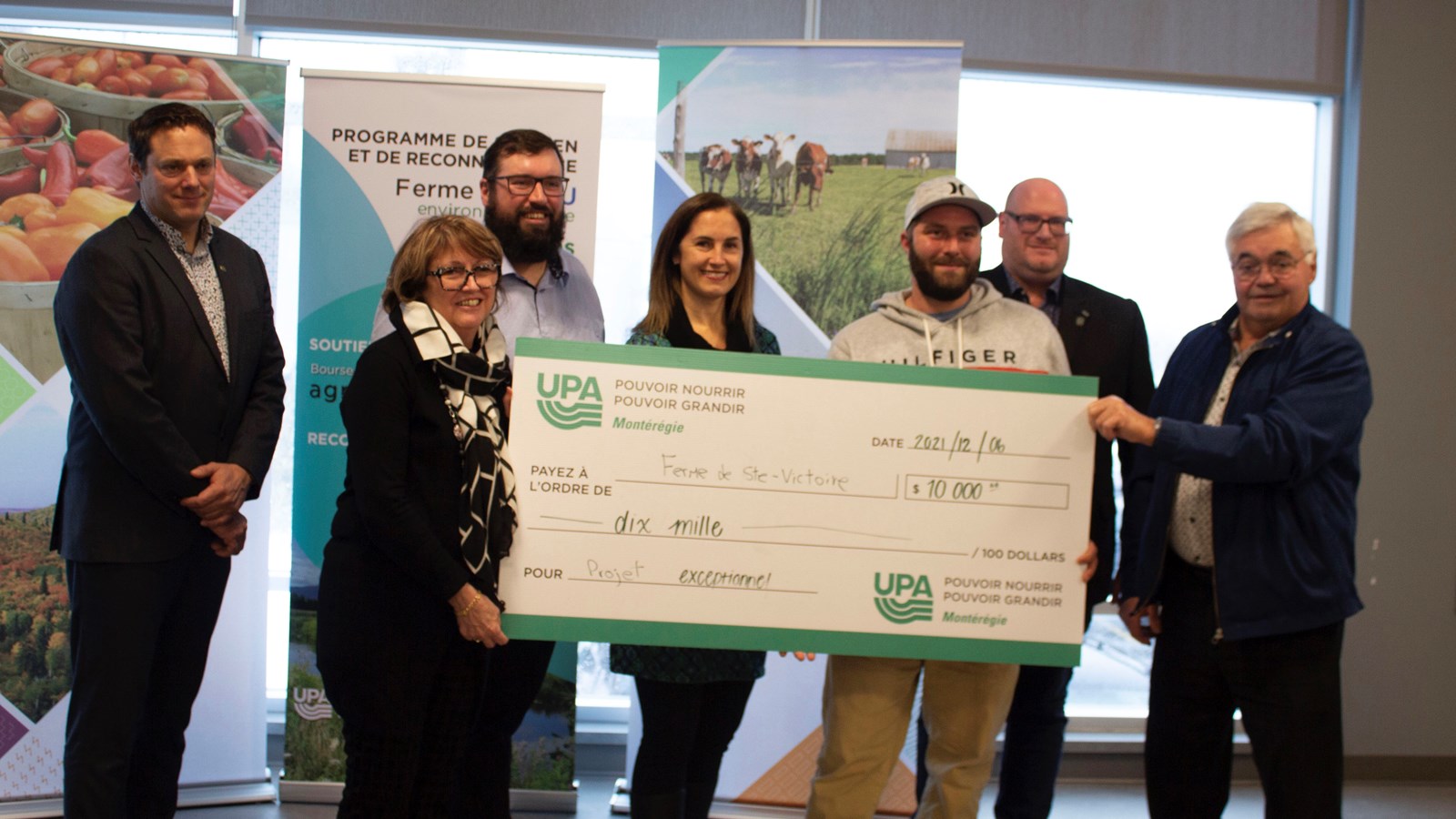 L’UPA Montérégie et Desjardins honorent les entreprises agricoles agrEAUresponsables de la Montérégie