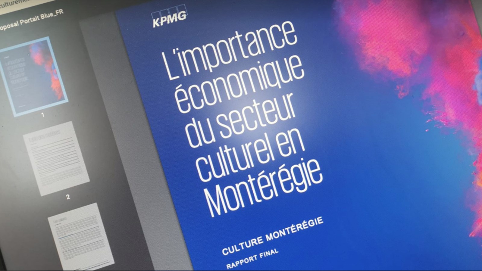 La culture en Montérégie au coeur d'une étude de la firme KPMG