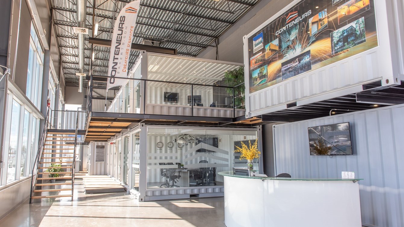 Des espaces de bureaux nouveau genre signés, Conteneurs Experts
