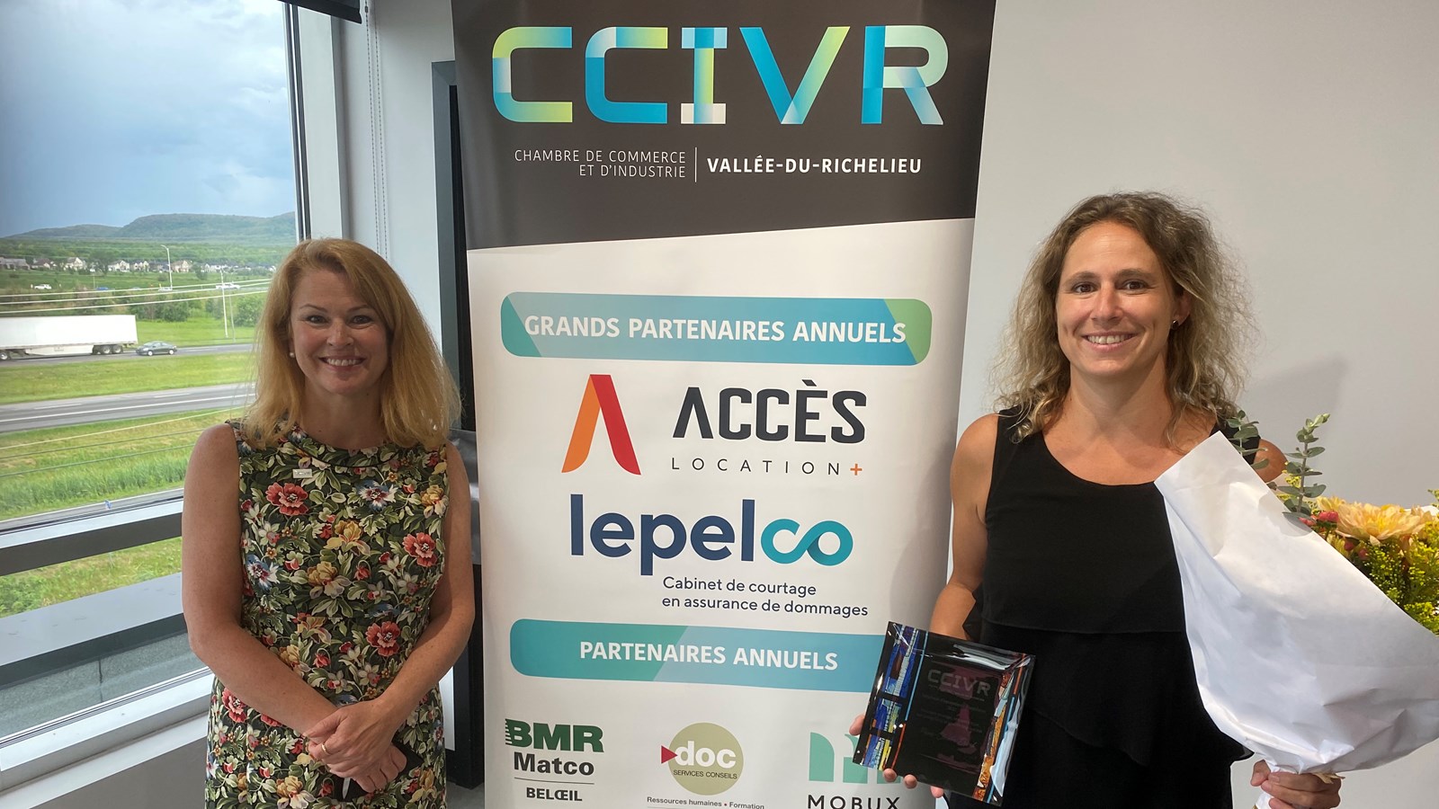 Julie La Rochelle et Me Marie-Claude Duval