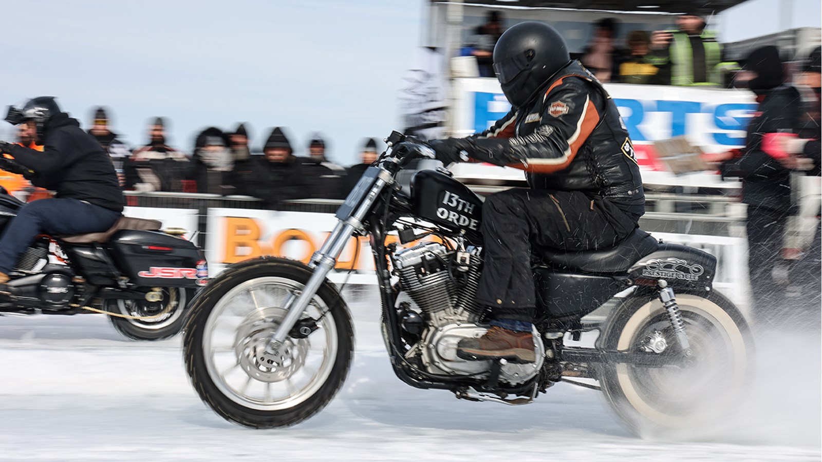 Un succès pour la 3e édition de la Harley Drag Race on Ice ce dimanche
