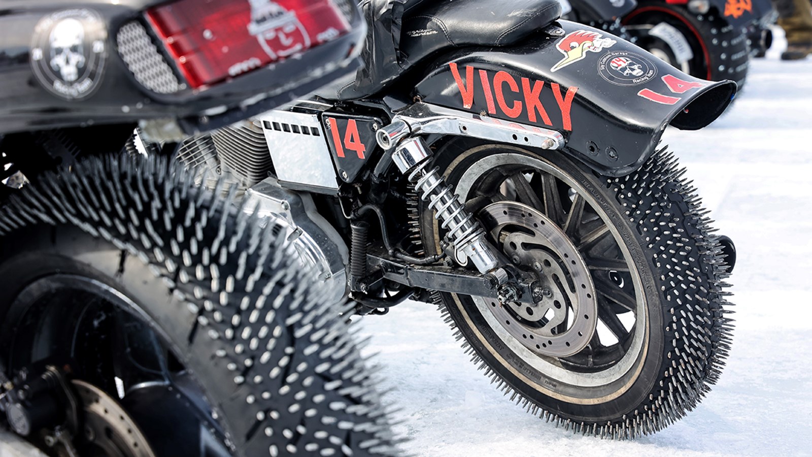Un succès pour la 3e édition de la Harley Drag Race on Ice ce dimanche