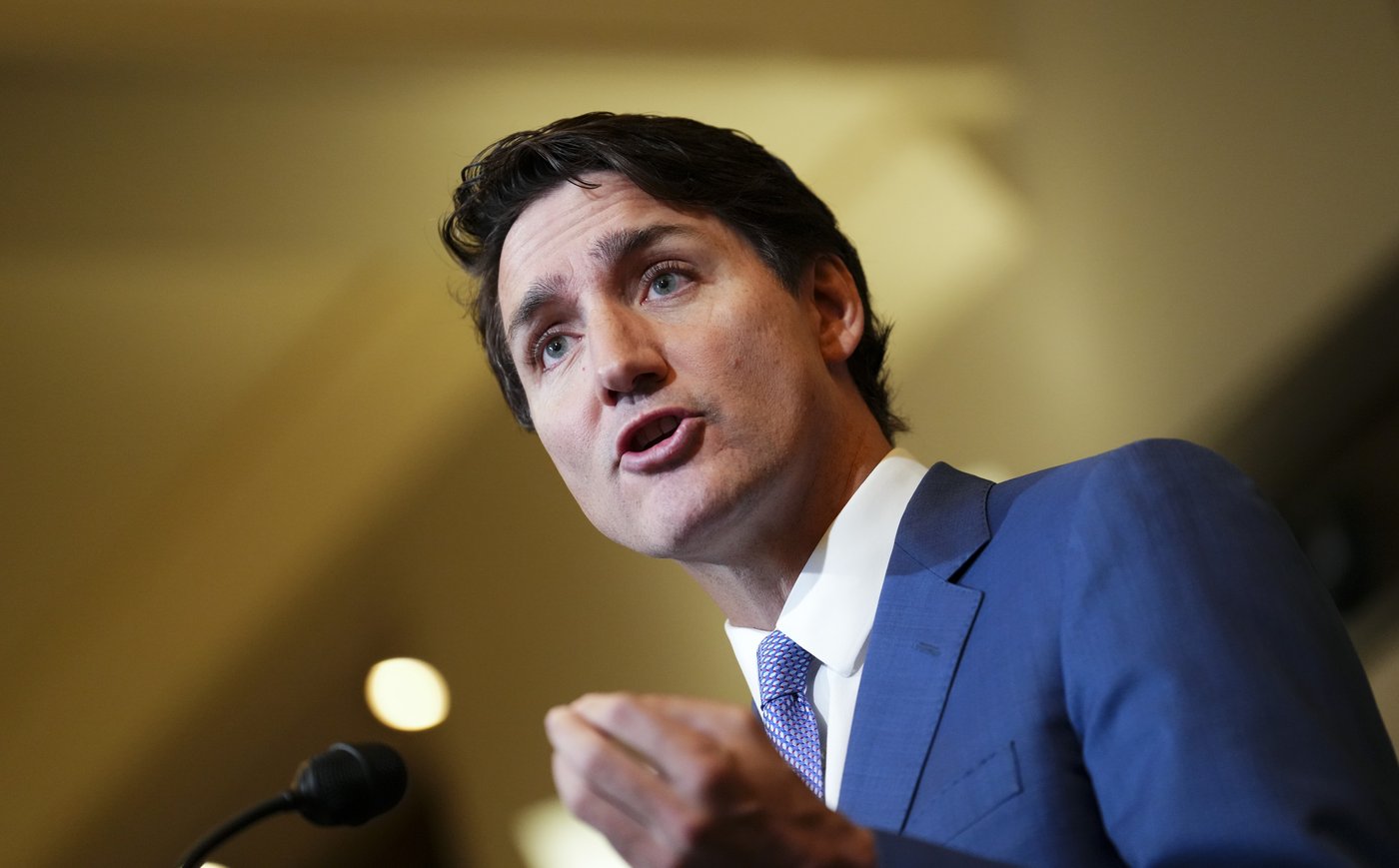 Justin Trudeau assure qu'il n'a pas l'intention de partir d'ici lundi prochain