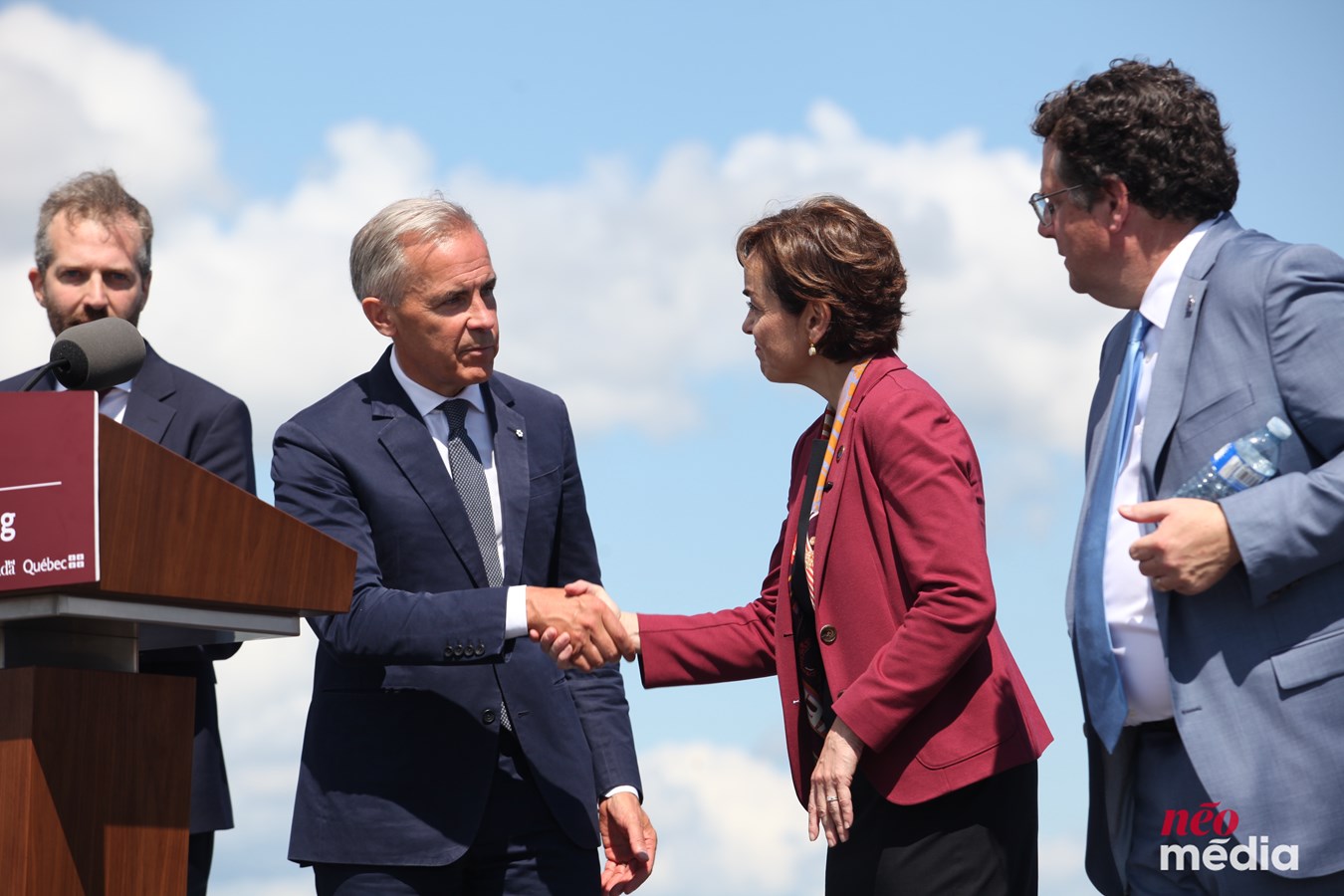 « Un Canada fort, un Québec fort » : Carney et Fréchette unis à Lévis