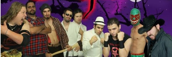Quelques lutteurs qui animeront le ring lors du gala « Cauchemar ». (Image : Gracieuseté)