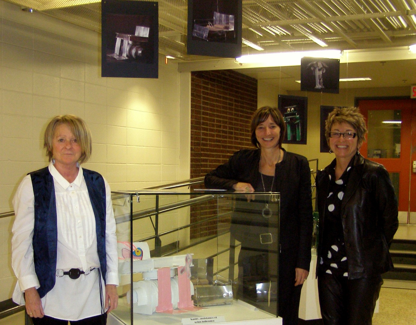 De gauche à droite : Céline Rousseau, Josée Beaudet et Anne Vilandré des Centres de formation professionnelle et d’éducation des adultes Sorel-Tracy.
