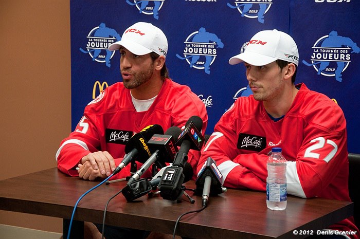 Organisée par Maxime Talbot et Bruno Gervais, La Tournée des joueurs sera de passage au colisée Cardin le 19 octobre.