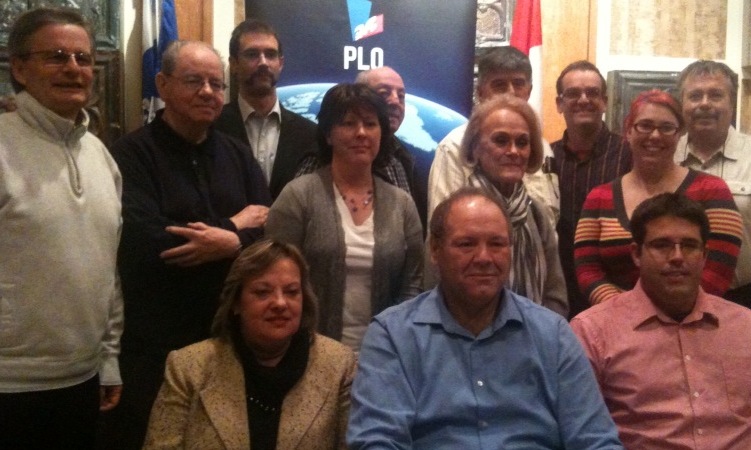 Les membres du nouveau comité exécutif de l’Association libérale de Richelieu, dont le nouveau président Alain Plante (en avant, au centre).