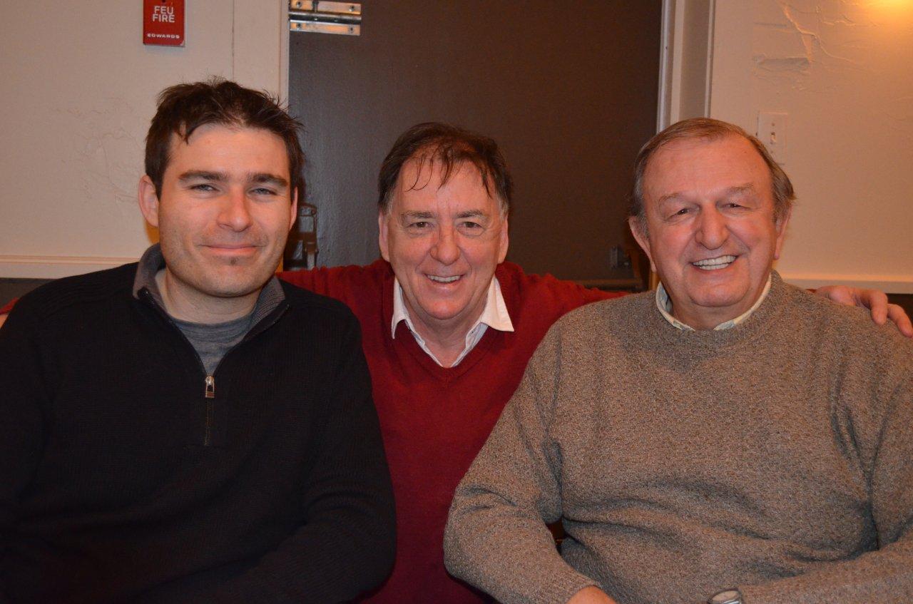 Nicklaus Davey (à gauche) et Claude Himbeault (à droite), coordonnateurs du comité, ainsi que Michel Côté, membre, font partie du comité «&nbsp;Les 21&nbsp;» qui analysera les projets importants de la Ville de Sorel-Tracy.