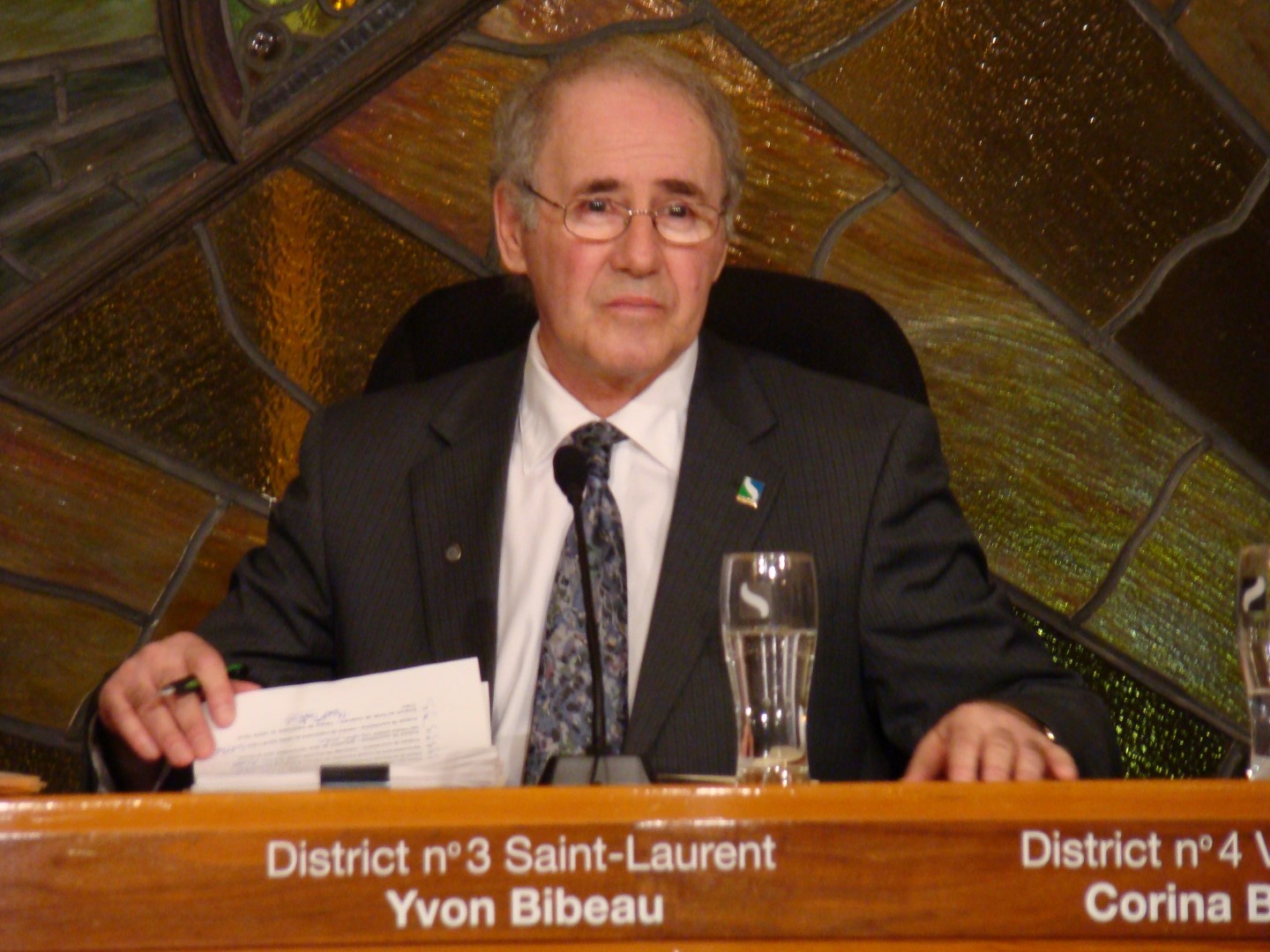 Le conseiller Yvon Bibeau était particulièrement en verve lors de la période de commentaires des membres du conseil.
