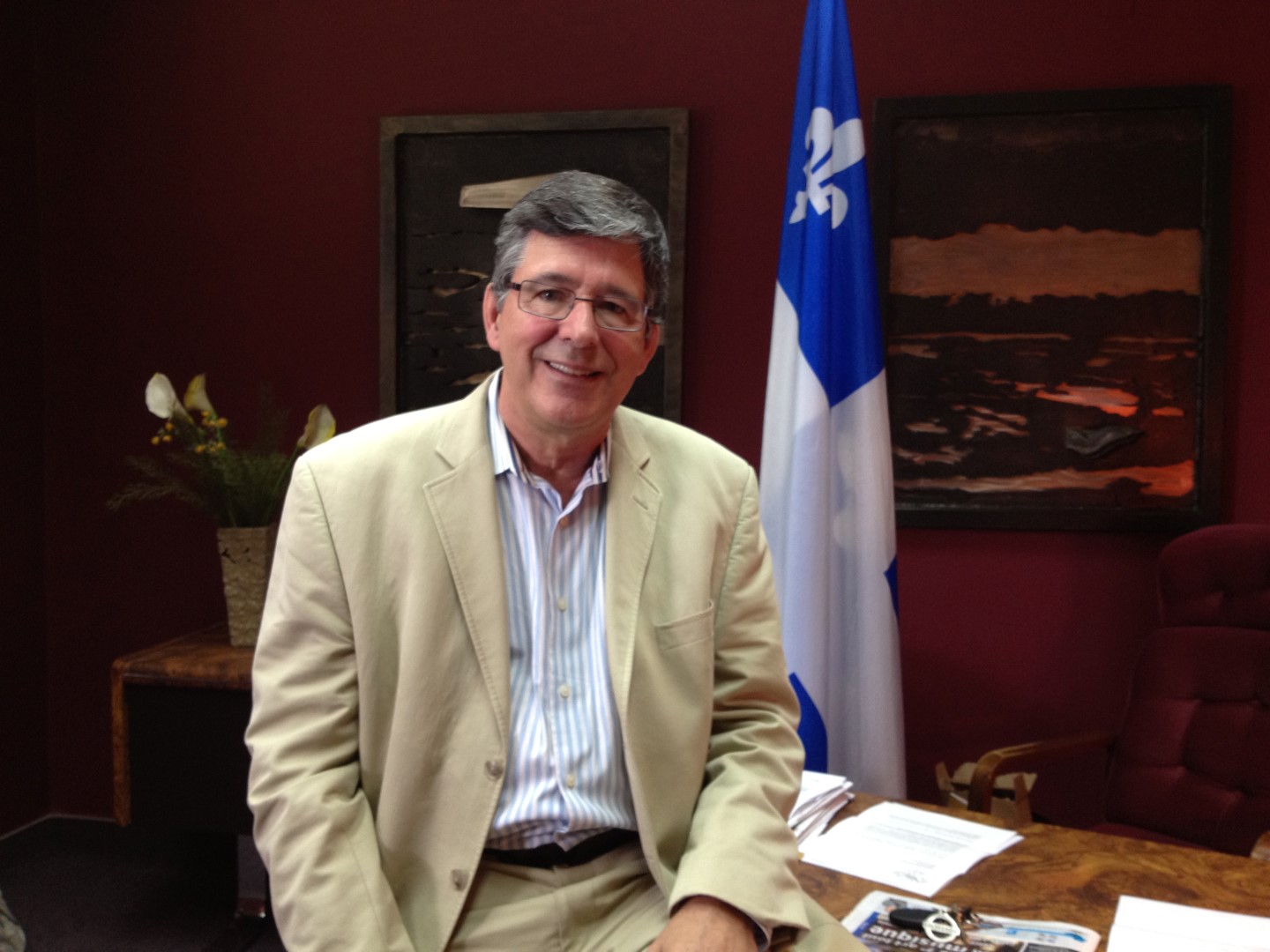 le député de Richelieu à l’Assemble nationale, Sylvain Simard.