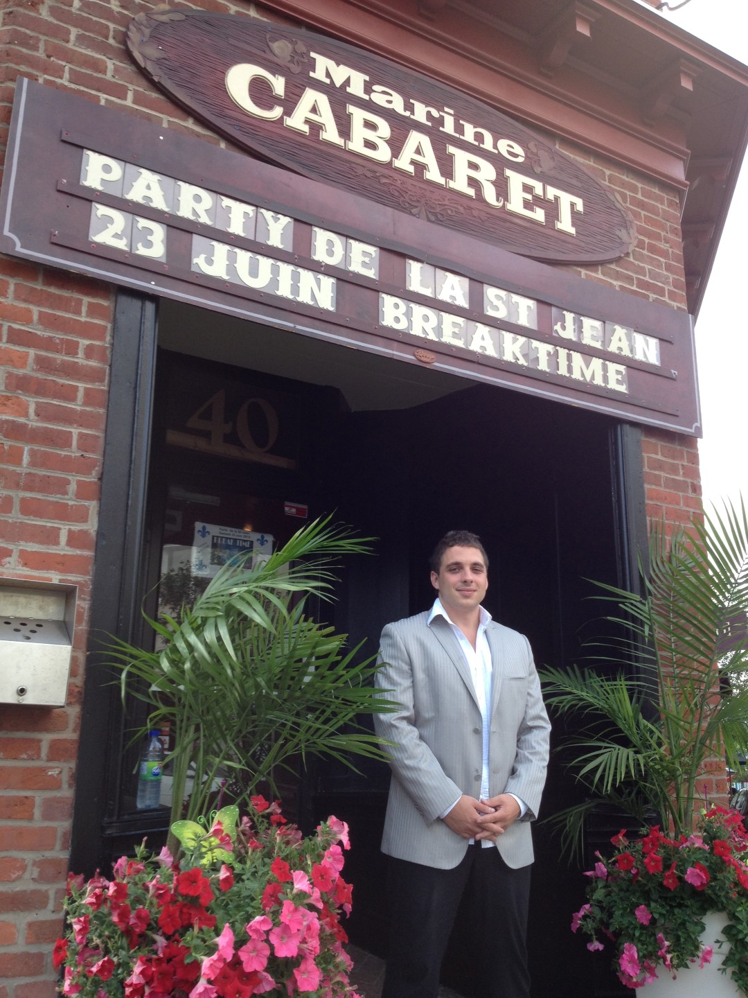 Hugo Traversy, directeur des événements au Marine Cabaret, qui figure parmi les plus anciens bâtiments de Sorel-Tracy : sa construction remonte à 1844.