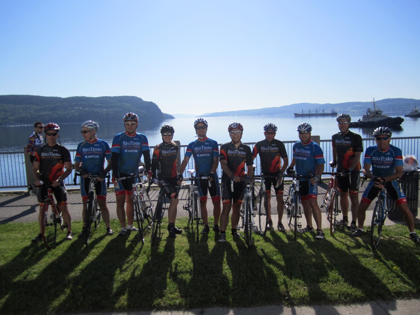 Sur la photo, tous les membres des équipes de cyclistes de RTFT du GDPL 2012: Alexandre Bonin, Gildas Inisan, Louis-Philippe Lavoie, Dominique Beaudry, André Gagné, Dominique Bouchard, Ghislain Brouillette, Mario Côté, Claude Clément, François Godin (absents de la photo, Jean Loubert et Marc l'Heureux)