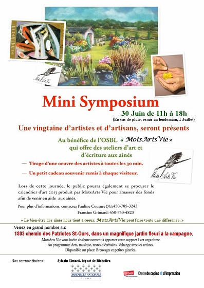 Mini Symposium à Saint-Ours
