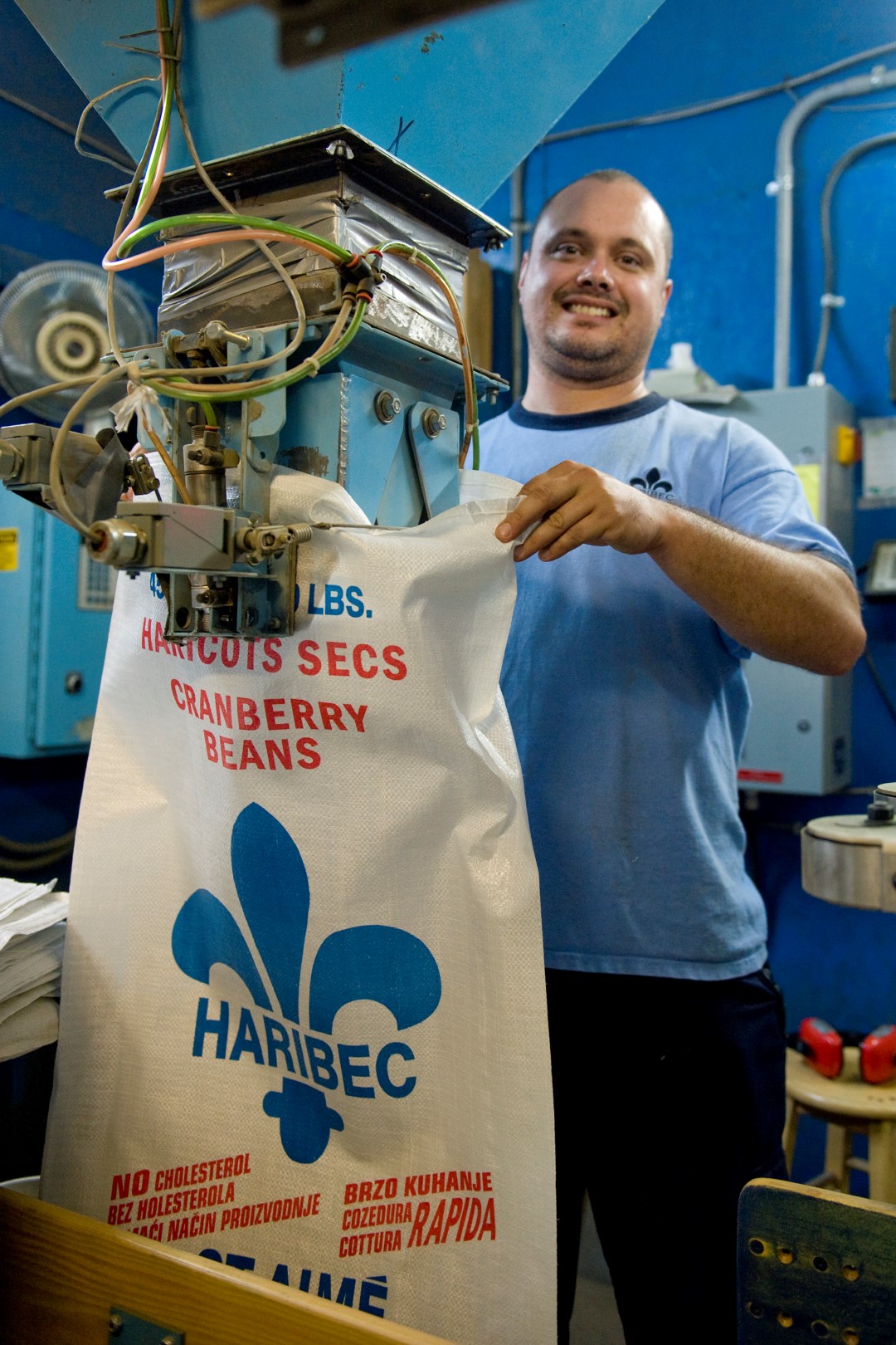 Pierre-Marc Brodeur, président et directeur général de l’entreprise Haribec, située à Saint-Aimé.