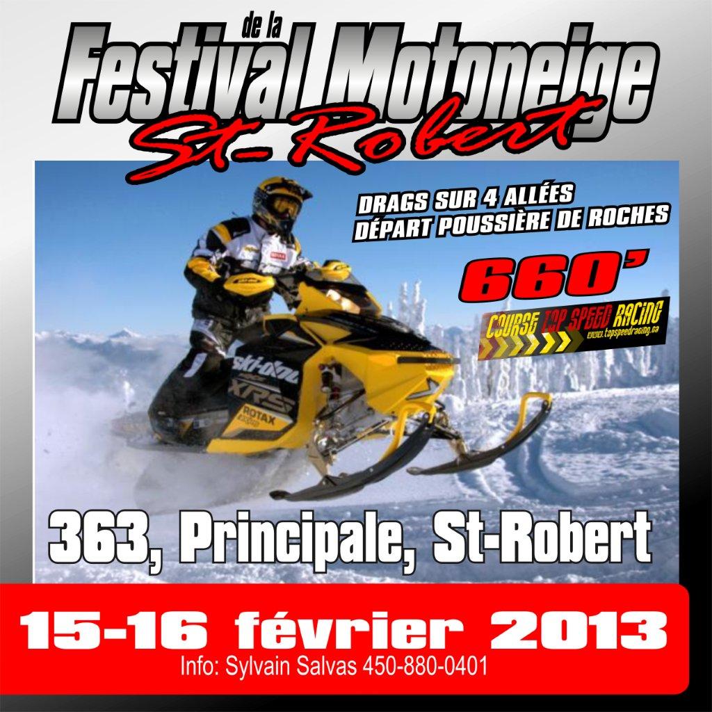 La quatrième édition du Festival de la motoneige à Saint-Robert se tiendra du 15 au 16 février.