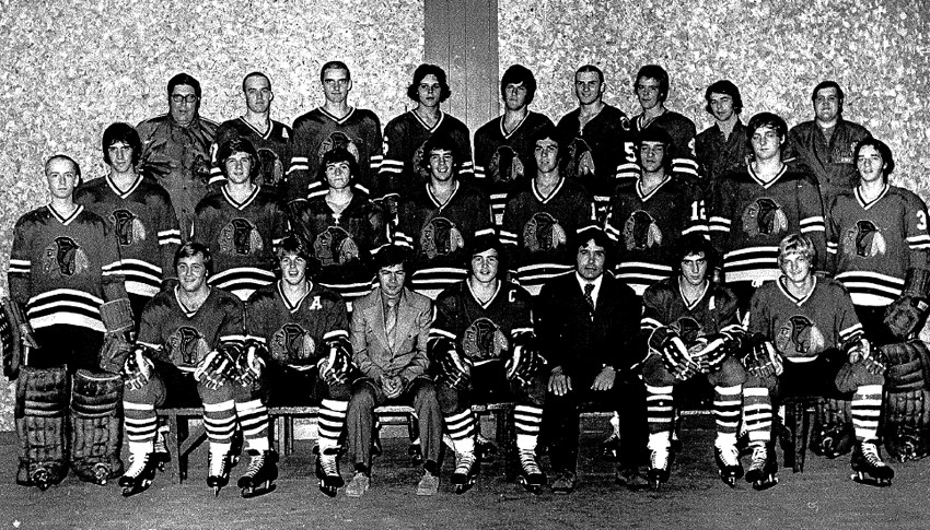 L'édition 1973-1974 des Éperviers de Sorel.