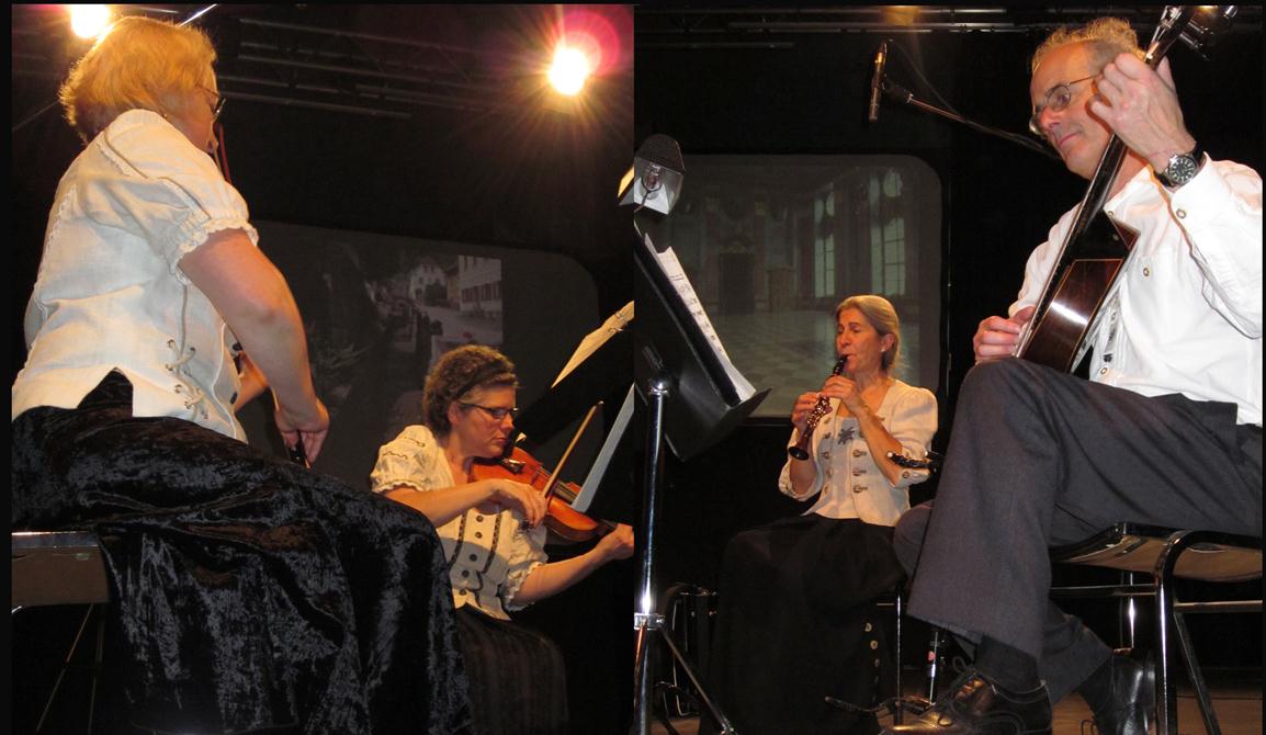 Le quatuor est formé de Brigitte Lefebvre, premier violon, Solange Bellemare, deuxième violon, Anne Lauzon, clarinette en sol et accordéon Schrammel, et Jean Deschênes, directeur artistique et contreguitare viennoise.