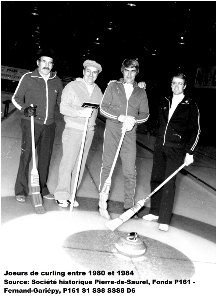 Joueurs de curling entre 1980 et 1984.