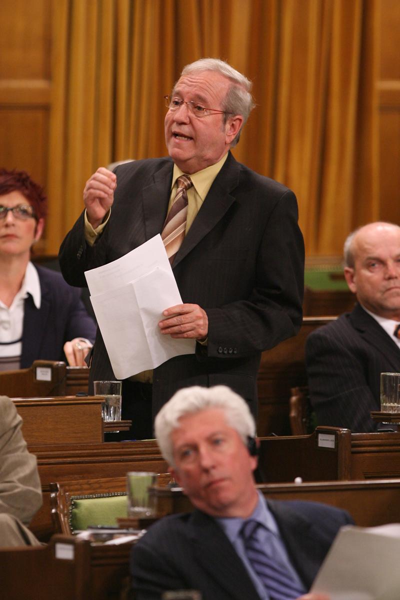 le député de Bas-Richelieu–Nicolet-Bécancour, Louis Plamondon