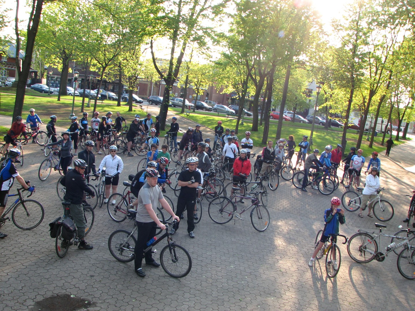 L'année dernière, une centaine de cyclistes ont pris part au Tour du Silence.
