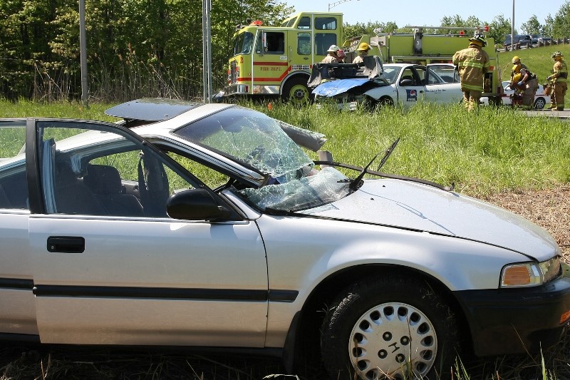 Le conducteur de la Honda Accord a été transporté d’urgence à l’hôpital et se trouvait dans un état critique.
