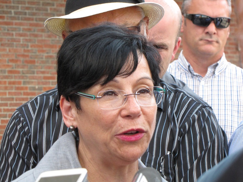 Élaine Zakaïb a promis que les différentes instances collaboreraient avec Lac-Mégantic pour sa relance économique.
