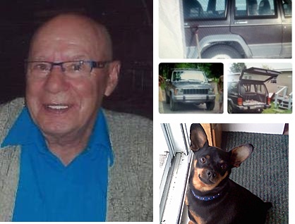 Yvon Guévin est disparu avec son Jeep Cherokee 1989 et son duberman.